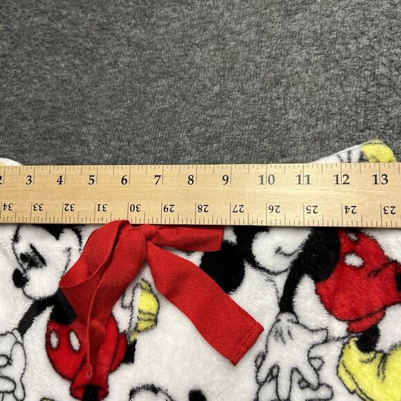 Disney Mickey Mouse Sleepwear Fleece Women's Small 4-6 White Pajama Pants - Picture 4 of 6